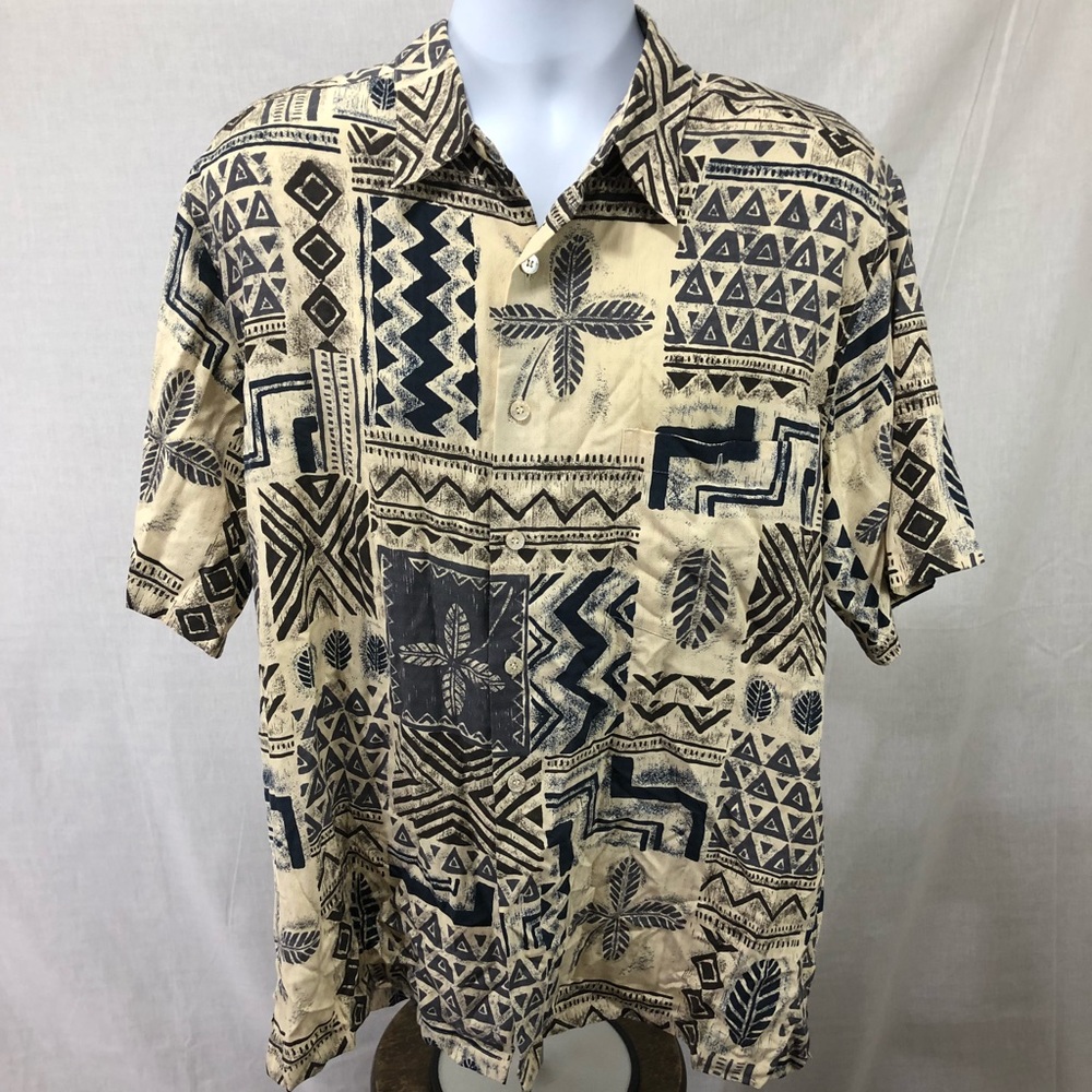 Tori Richard Men’s Large Button Down 100% Silk